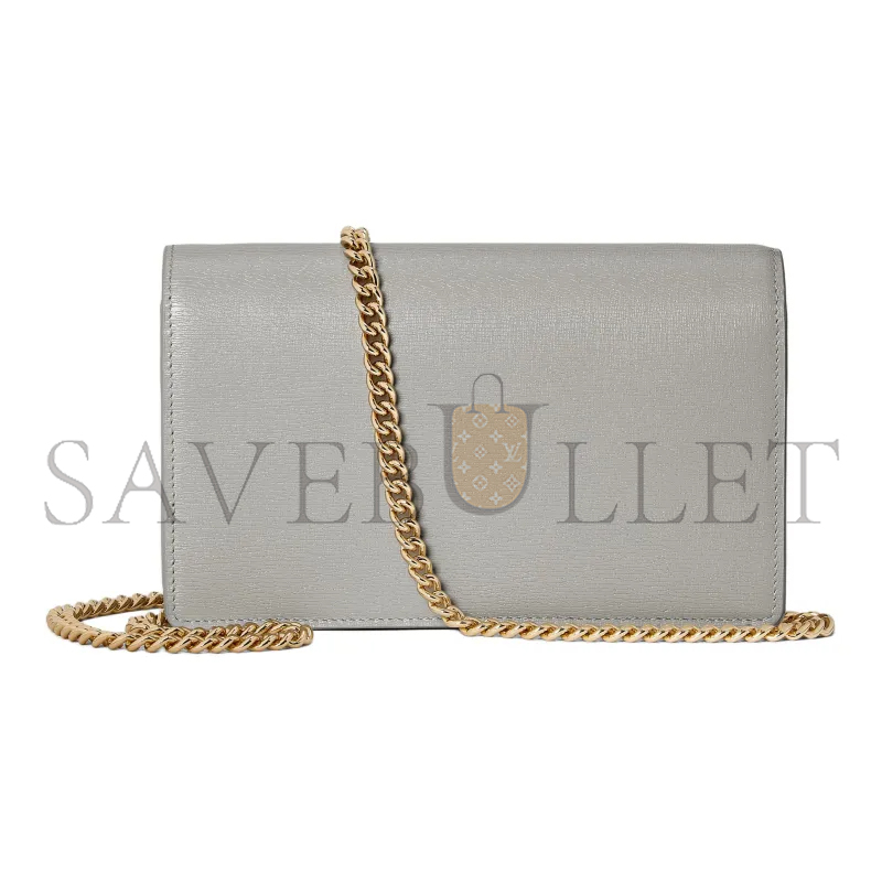 GUCCI CHAIN WALLET WITH GUCCI SCRIPT 772643 (20*12.5*4cm)